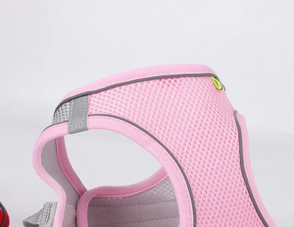 Shedaway Puppy Harness Set Dog Accessories Adjustable Puppy and Cat Harness Vest French Bulldog Chihuahua Small Dog Collar Pet Leash Dogs