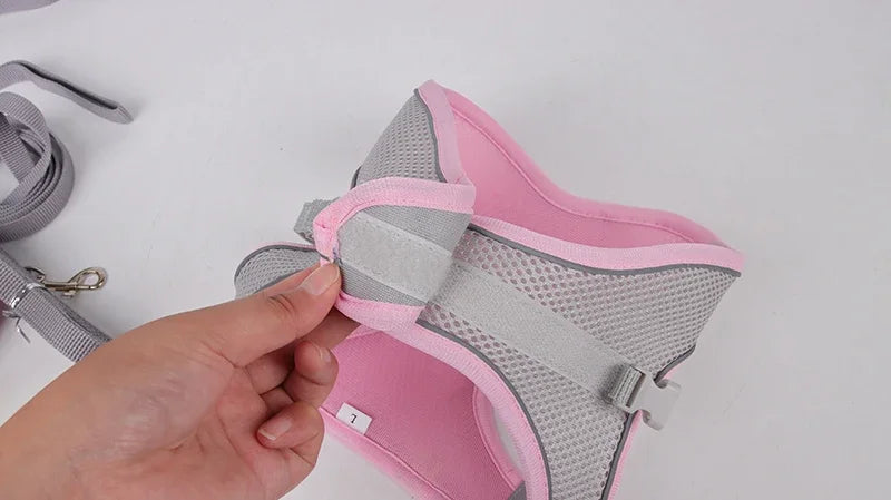 Shedaway Puppy Harness Set Dog Accessories Adjustable Puppy and Cat Harness Vest French Bulldog Chihuahua Small Dog Collar Pet Leash Dogs