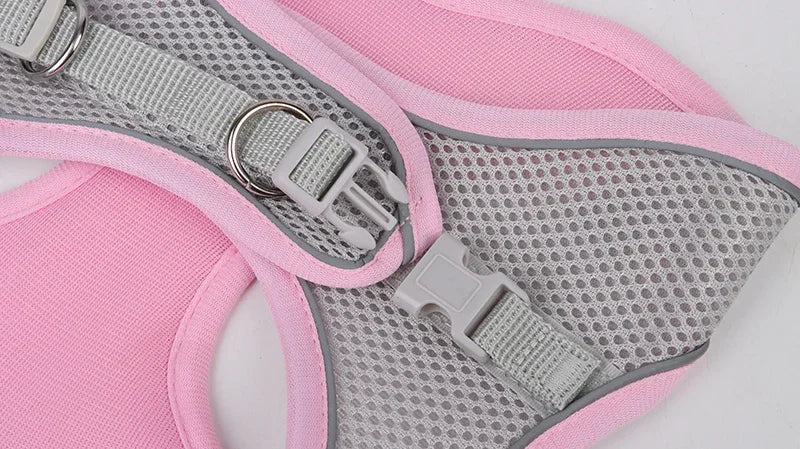 Shedaway Puppy Harness Set Dog Accessories Adjustable Puppy and Cat Harness Vest French Bulldog Chihuahua Small Dog Collar Pet Leash Dogs