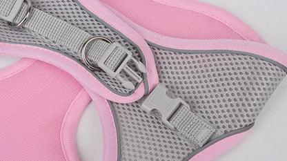 Shedaway Puppy Harness Set Dog Accessories Adjustable Puppy and Cat Harness Vest French Bulldog Chihuahua Small Dog Collar Pet Leash Dogs